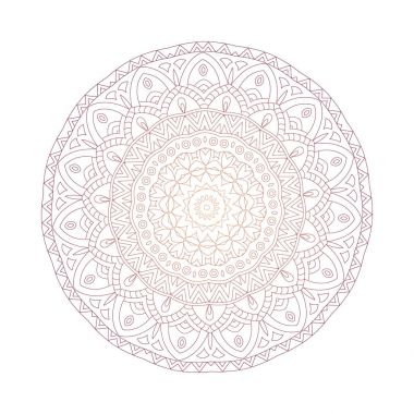 Soyut tasarım siyah beyaz öğesi. Vektör yuvarlak mandala. Grafik şablonu tasarımınız için. Dairesel desen