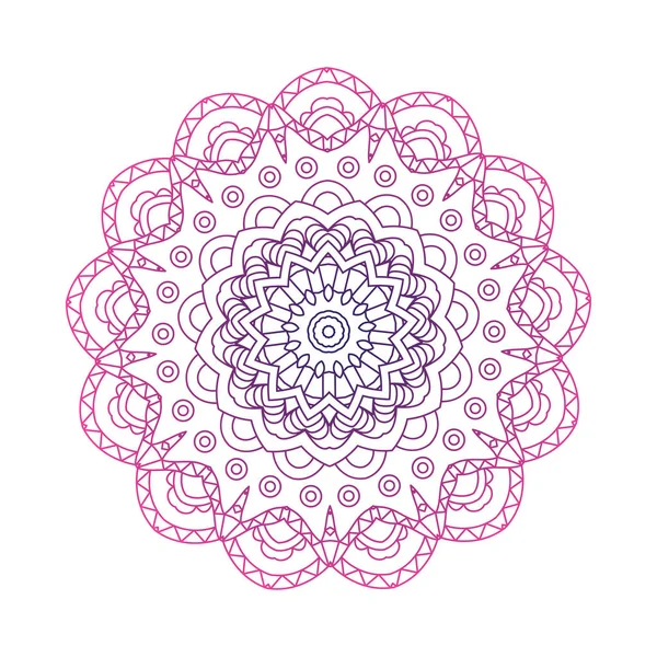 Vektör yuvarlak mandalalar. Soyut tasarım öğesi. Dekoratif retro süsleme. Tasarımınız için grafik şablonu