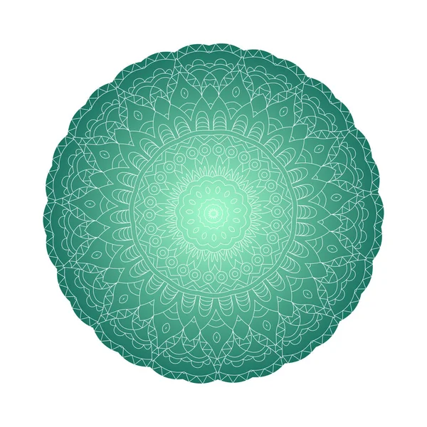 Mandalas redondas en vector. Elemento de diseño abstracto. Adorno retro decorativo. Plantilla gráfica para su diseño — Vector de stock