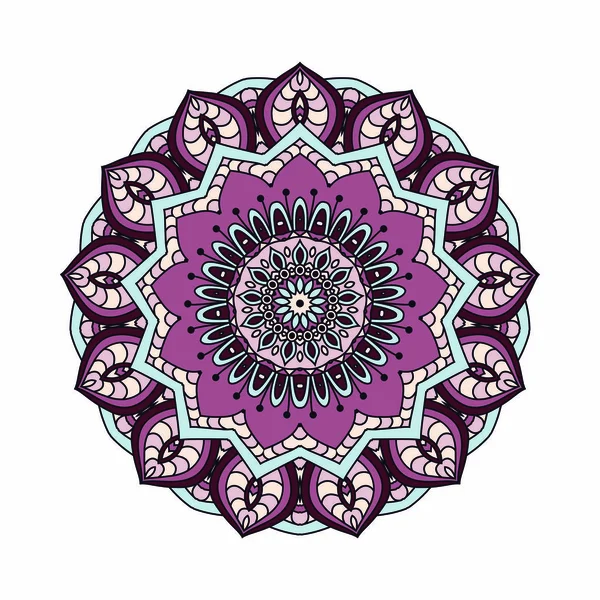 Eléments de design abstraits. Mandalas ronds en vecteur. Modèle graphique pour votre design. Ornement rétro décoratif — Image vectorielle