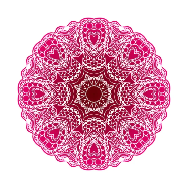 Soyut tasarım siyah beyaz öğesi. Vektör yuvarlak mandala. Grafik şablonu tasarımınız için. Dairesel desen