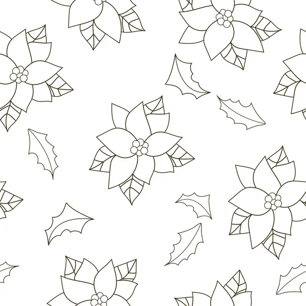 Kış elemanları ile Seamless modeli. Noel arka plan. Renkli vektör çizim