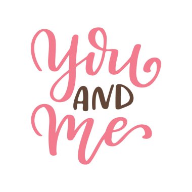 Sevgililer günü poster. Elle çizilmiş poster veya kart. İletileri seviyorum. el yazısı hat tex. Vektör çizim