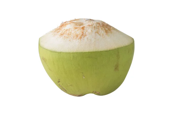 Ізольований кокос на фоні чистого — стокове фото