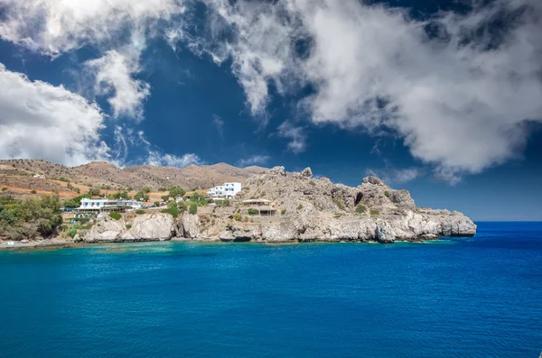Pláž Agios pavlos v ostrově Kréta, Řecko. — Stock fotografie