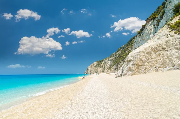 Egremni beach, Lefkada Adası, Yunanistan 
