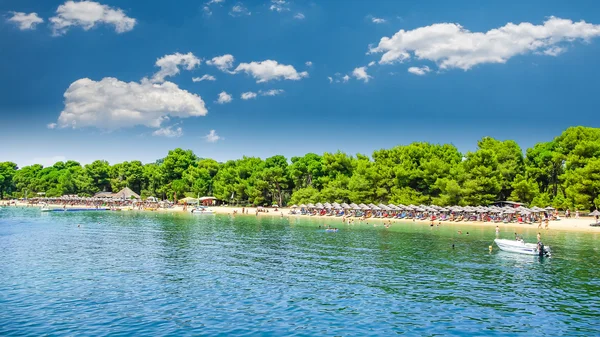 Koukounaries Beach, Skiathos Island, Grécia . — Fotografia de Stock