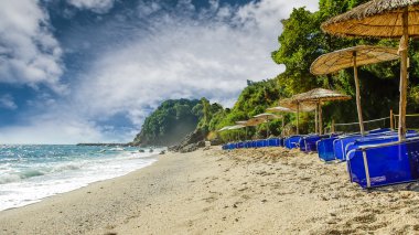 Plaka beach, Pelion, Yunanistan