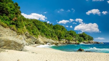 Plaka beach, Pelion, Yunanistan