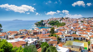 Skiathos town Skiathos Island, Yunanistan. 