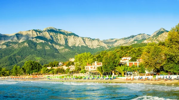 Psili Ammos beach, ostrov Thassos, Řecko — Stock fotografie