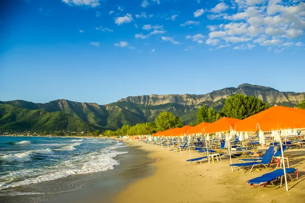 Psili Ammos beach, Thassos island, Griekenland — Stockfoto