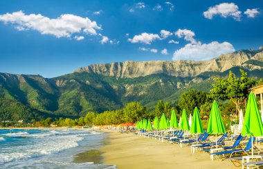 Psili Ammos beach, Thassos Island, Yunanistan