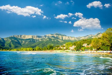 Psili Ammos beach, Thassos Island, Yunanistan