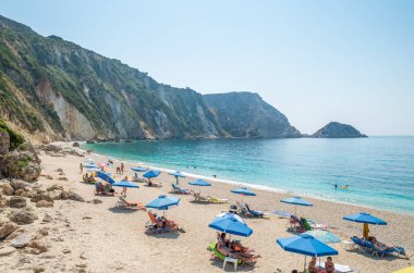 Kefalonia Island, Yunanistan - 8 Ağustos 2015: