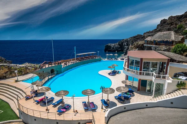 Calypso Cretan Village, Girit Adası, Yunanistan - 1 Temmuz 2016: