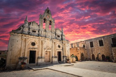 Arkadi manastır adasında Crete, Yunanistan