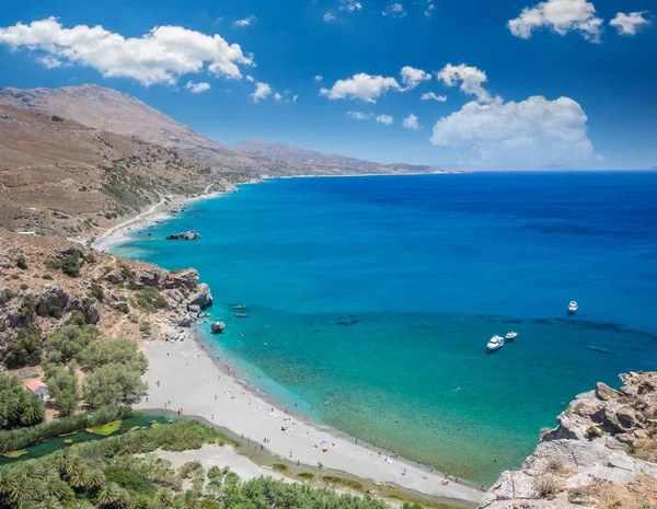Галина Preveli пляжі на острові Крит, Греція. — стокове фото