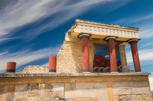Palacio Knossos, Isla de Creta, Grecia . — Foto de Stock