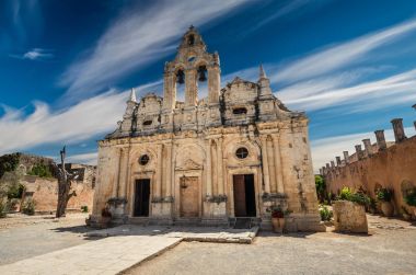 Arkadi manastır adasında Crete, Yunanistan