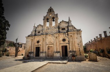 Arkadi manastır adasında Crete, Yunanistan
