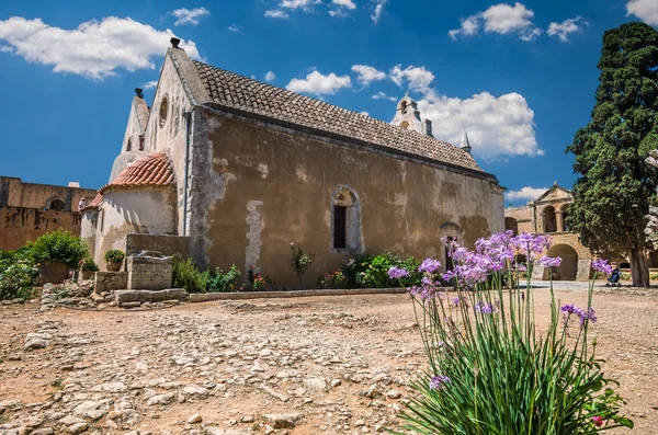 Monasterio Arkadi en la isla de Creta, Grecia — Foto de Stock