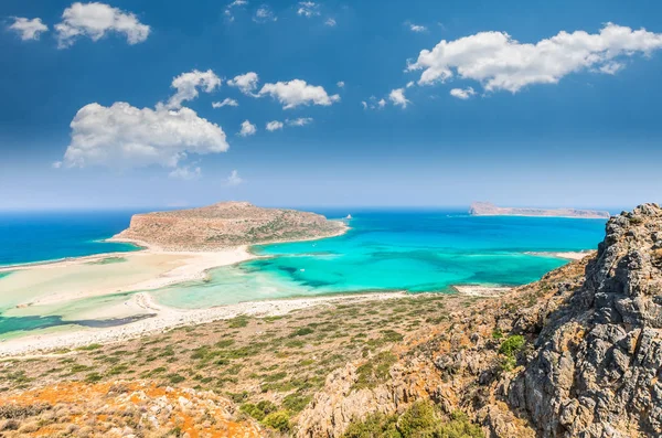 Balos lagoon on Crete island, Greece. — Stock Photo, Image