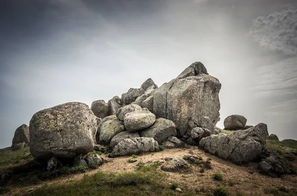 Rocks formations in Dobrogea, Tulcea county, Romania — 스톡 사진