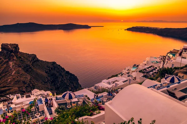 Santorini, Cycladen, Griekenland. — Stockfoto