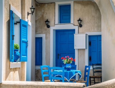 Santorini, Cyclades Islands, Yunanistan. 
