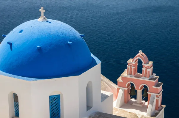Dorp Oia, Santorini Cyclade eilanden, Griekenland — Stockfoto