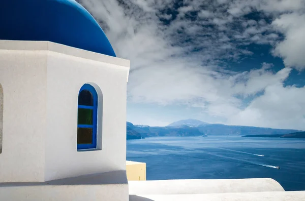 Dorp Oia, Santorini Cyclade eilanden, Griekenland — Stockfoto