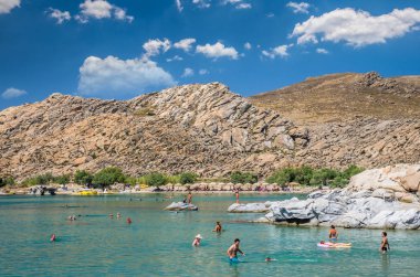 Paros Island, Yunanistan, 3 Temmuz 2017: 