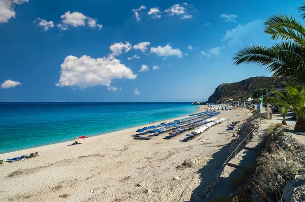 Kathisma Beach, Lefkada Adası, Yunanistan. 