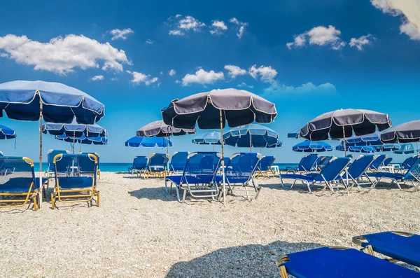 Kathisma Beach, Lefkada Adası, Yunanistan. 