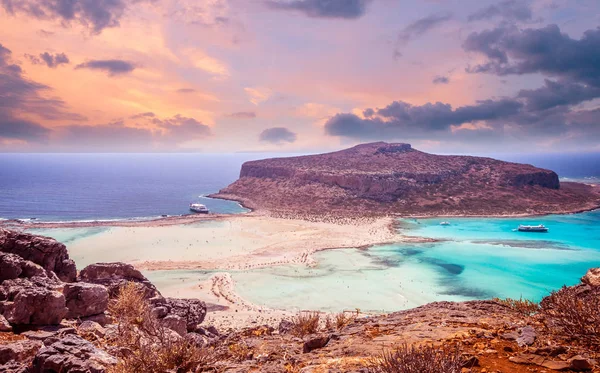 Balos Strand, griechische Insel. — Stockfoto