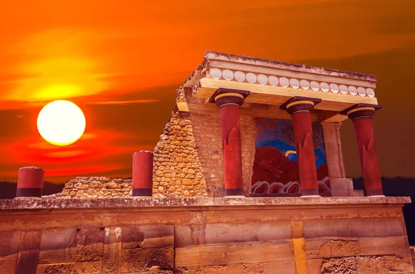 Palacio Knossos, Isla de Creta, Grecia . —  Fotos de Stock