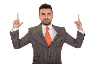 İşadamı kollarını açar