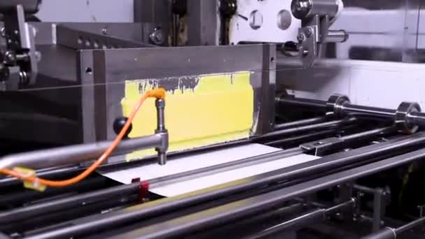 Fábrica Produção Manteiga Embalagem Linha Automatizada Máquina Embalagem Manteiga — Vídeo de Stock