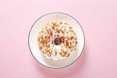 Çörek. Amerikan tatlı. lokanta. Üstten Görünüm