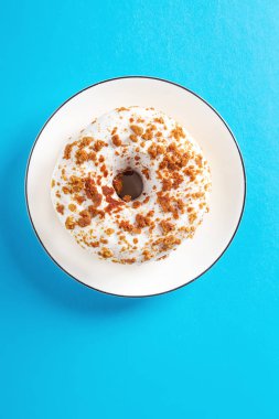 Çörek. Amerikan tatlı. lokanta. Üstten Görünüm