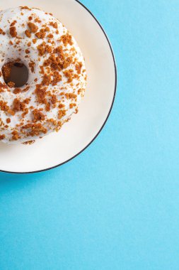 Çörek. Amerikan tatlı. lokanta. Üstten Görünüm