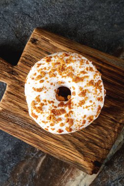 Çörek. Amerikan tatlı. lokanta. Üstten Görünüm