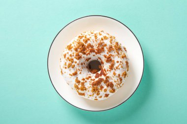 Çörek. Amerikan tatlı. lokanta. Top vie