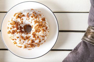 Çörek. Amerikan tatlı. lokanta. Top vie