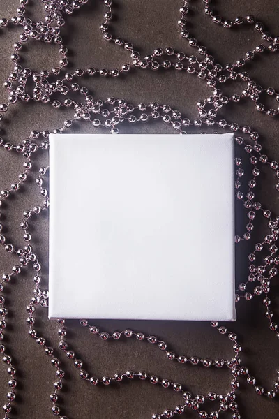 Perles de fond du Nouvel An. Décoration de Noël . — Photo