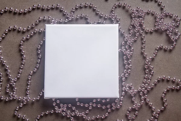 Perles de fond du Nouvel An. Décoration de Noël . — Photo