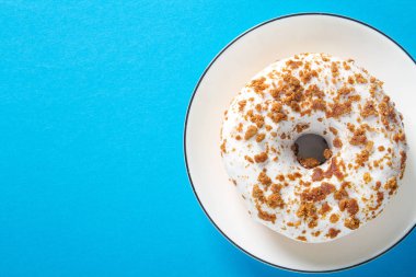 Çörek. Amerikan tatlı. lokanta. Üstten Görünüm