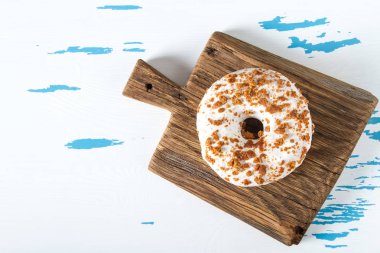 Çörek. Amerikan tatlı. lokanta. Üstten Görünüm