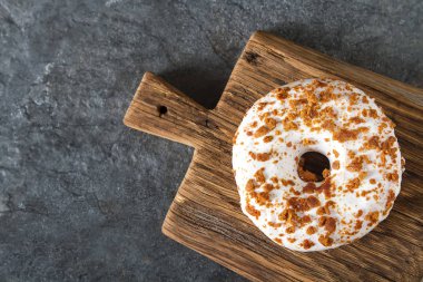 Çörek. Amerikan tatlı. lokanta. Üstten Görünüm